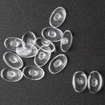 Oval polyvinyl chloride nose pad, 11.5*7 mm (set of 1000 pairs)