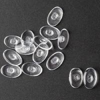 Oval polyvinyl chloride nose pad, 11.5*7 mm (set of 1000 pairs)