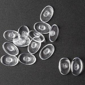 Oval polyvinyl chloride nose pad, 11.5*7 mm (set of 1000 pairs)