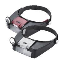 Binocular magnifier with backlight 81007A, magnification 1.5 / 3 / 6.5 / 8