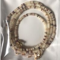 Metal non-slip with natural shell for glasses and masks GL325