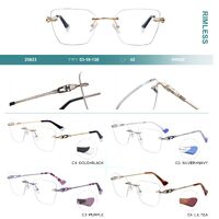 Оправа металлическая безободковая Big City 25623