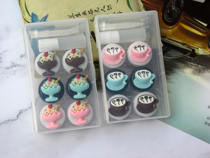 Mini set with contact lens cases XF3891, 3pcs
