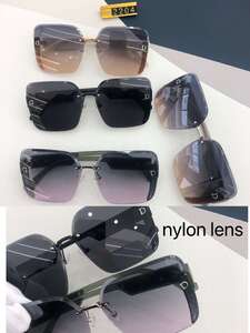 Polarized plastic sunglasses with nylon lenses NL2204