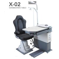 Ophthalmologist workstation, combined table + chair X-02, tabletop 1040*470 mm