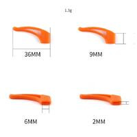 Стоппер - насадка на заушник, противоскользящий ушной крючок, 36*9 мм