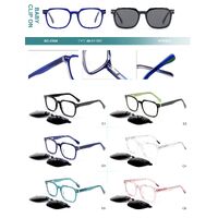 Оправа детская пластиковая из материала ацетат с флексом + насадка поляризационная солнцезащитная (клипон) Big City BC2204S