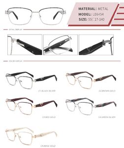 Оправа металлическая с флексом LE6454-DA