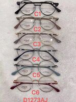 Metal frame for glasses with spring hinges Defile D1273AJ