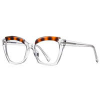 Women's fashion glasses in the style of an eyebrow  plastic frames for glasses TR90+CA material (flex hinges) FOCUS FCS2122