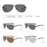 Солнцезащитные поляризационные металлические очки Enrique Cavaldi EC08018