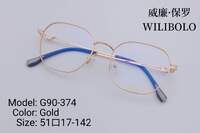 Metal ultrathin women's frames Wilibolo G90-374