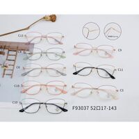 Combined frame (metal + TR90) with Blue Ray Cut protection lenses and flex MAMO F93037