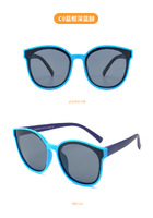 Polarized silicone sunglasses with UV400 protection for kids T22016