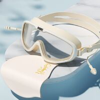 Очки для плавания водонепроницаемые с защитой от запотевания, с берушами и  шапочкой, YJ309-YU