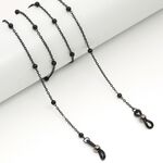 Metal eyeglasses non-slip black chain GL1950