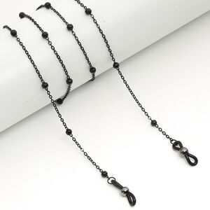 Metal eyeglasses non-slip black chain GL1950