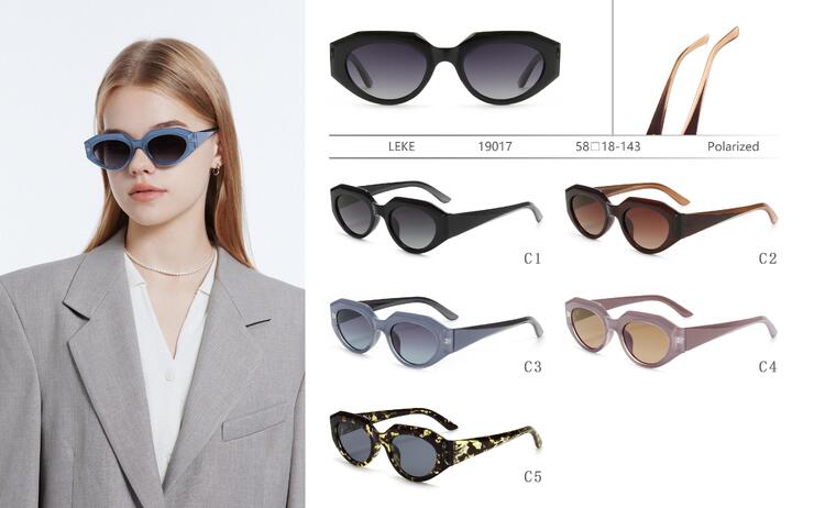 Солнцезащитные поляризационные пластиковые очки Leke LK19017