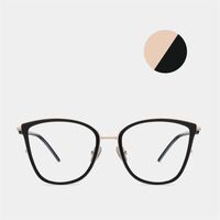 Оправа для очков комбинированная (металл + TR90) с защитой от синего света, с флексом FA87106