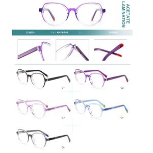 Оправа пластиковая из ламинированного многослойного ацетата с флексом Big City CL9024