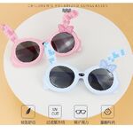 Polarized silicone sunglasses with UV400 protection for kids T22125