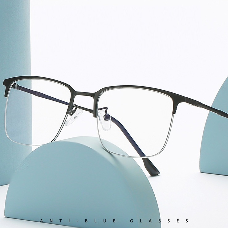 Photochromic Blue Block metal glasses with blue light protection F2016 