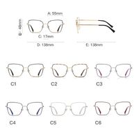 Metal Blue Blocker frames for glasses MORE FCS3088