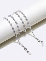 Металлическая нескользящая цепочка, с жемчугом, для очков и масок GA045