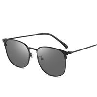 Очки металлические фотохромные с защитой от синего света 9658-GT