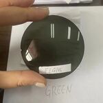 Линзы пластиковые  с защитой UV400 FLG105, Ø71 мм, индекс 1.49, F=400/600мм, зелёные (цена за пару)