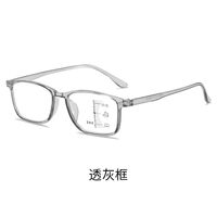 TR90 glasses for reading, multifocal, with Blue ray cut protection, diopters from +1.00 to +4.00, RMC=62-64, KY806-5多焦点