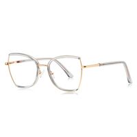 Оправа женская металлическая + пластик TR90, линзы-блюблокеры с защитой от ультрафиолета и синего света More FCS3158