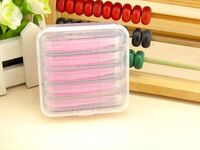 Комплект из 5 штук мини-наборов для мягких контактных линз - пинцет + присоска JM551