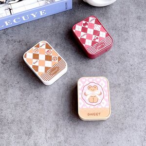 Soft contact lens XY5049菱形熊兔樱桃