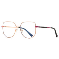 3D colorful whiskeys style metal blue blocker frames for glasses MORE 3052