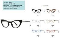 Plastic frames for glasses TR90+CA material (flex hinges) FOCUS FCS2012