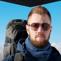 Ski mask fleece windproof insulated, 26*43 cm