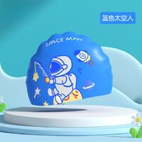Silicone waterproof swimming cap for kids GJ770-YU
