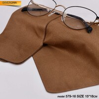Men's napkin for glasses lens cleaning, high-density microfiber 579-16, 15*18cm