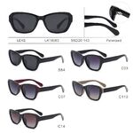Polarized plastic sunglasses for women Leke LK14063