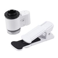 Portable microscope for phone mounting 9882AW, magnification: 45X