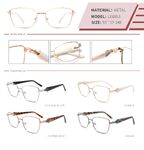 Оправа металлическая с флексом LE8853-DA