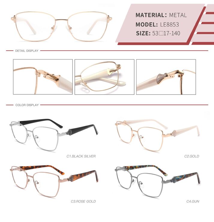 Оправа металлическая с флексом LE8853-DA