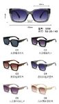 PC plastic sunglasses with plastic hinge 3208W