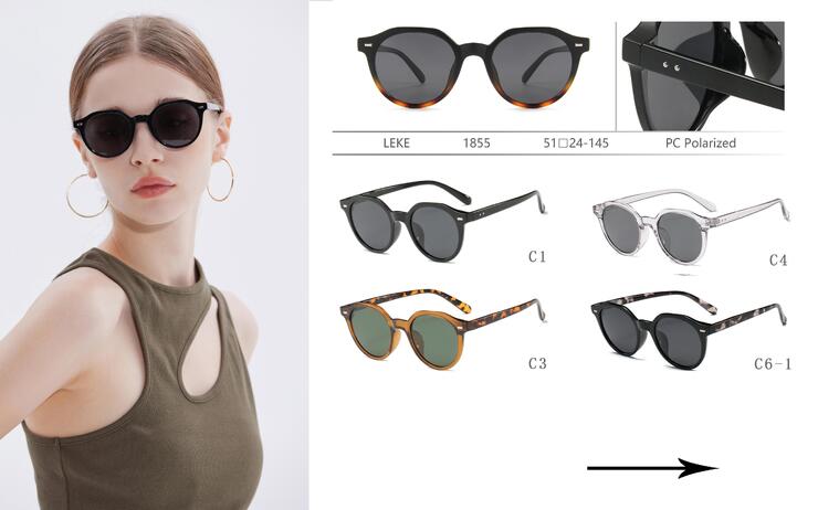 Polarized plastic sunglasses Leke LK1855