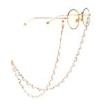 Metal non-slip chain gold, with moon, for glasses and masks GL950