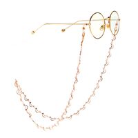 Metal non-slip chain gold, with moon, for glasses and masks GL950