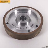 Diamond wheels for processing lenses of plastic, glass and PC on machines LE-300, LE-420, LE-520 and the like