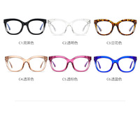Plastic frames for glasses TR90+CA material (flex hinges) FOCUS FCS2101
