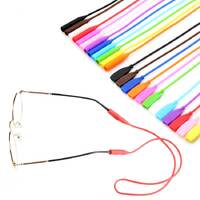 Silicone string eyeglasses holder 28 cm, hole 3*6 mm